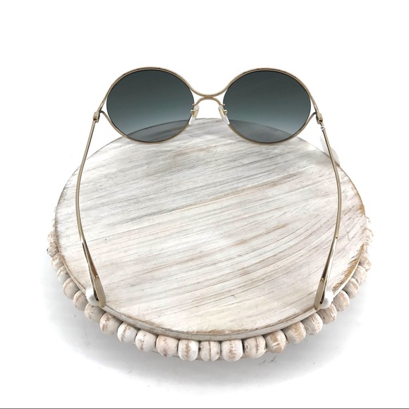 Gucci 60mm Round Gradient Lens Metal Frame Sunglasses - Picture 7 of 11